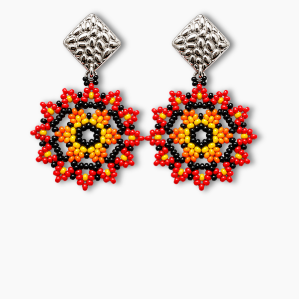 arete mándala rojo