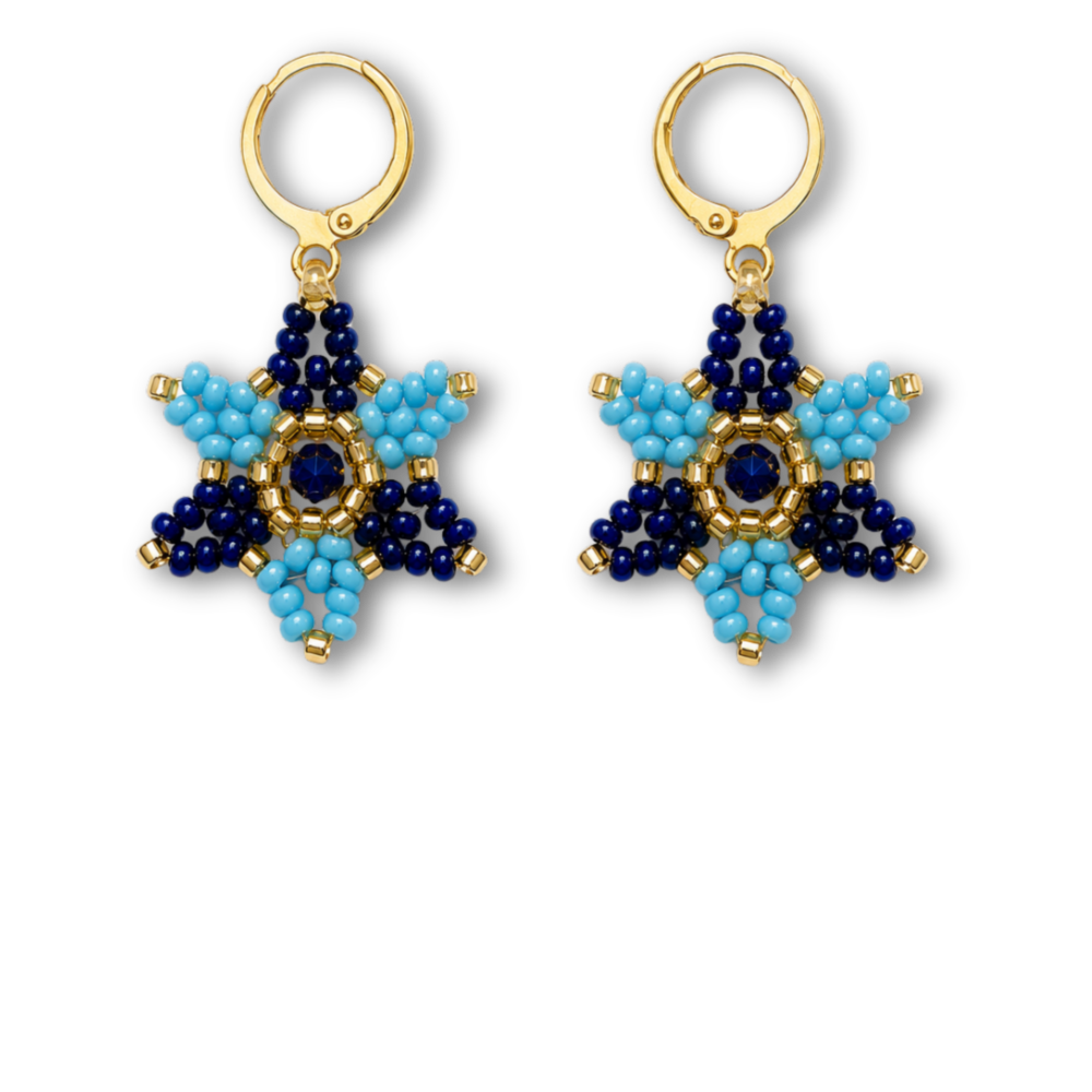 Colecciones Arete Florecita azul