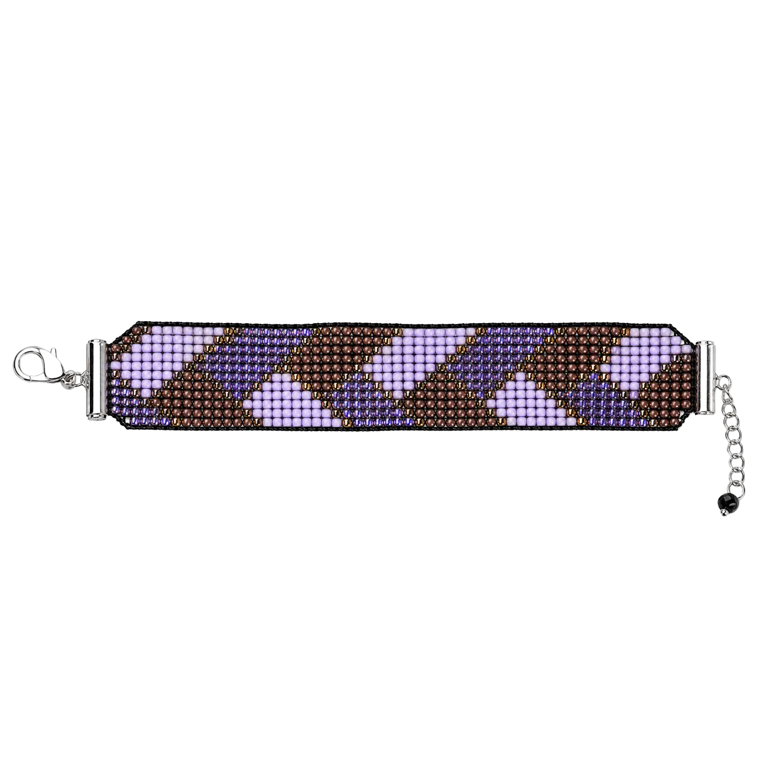Brazalete franjas Moradas