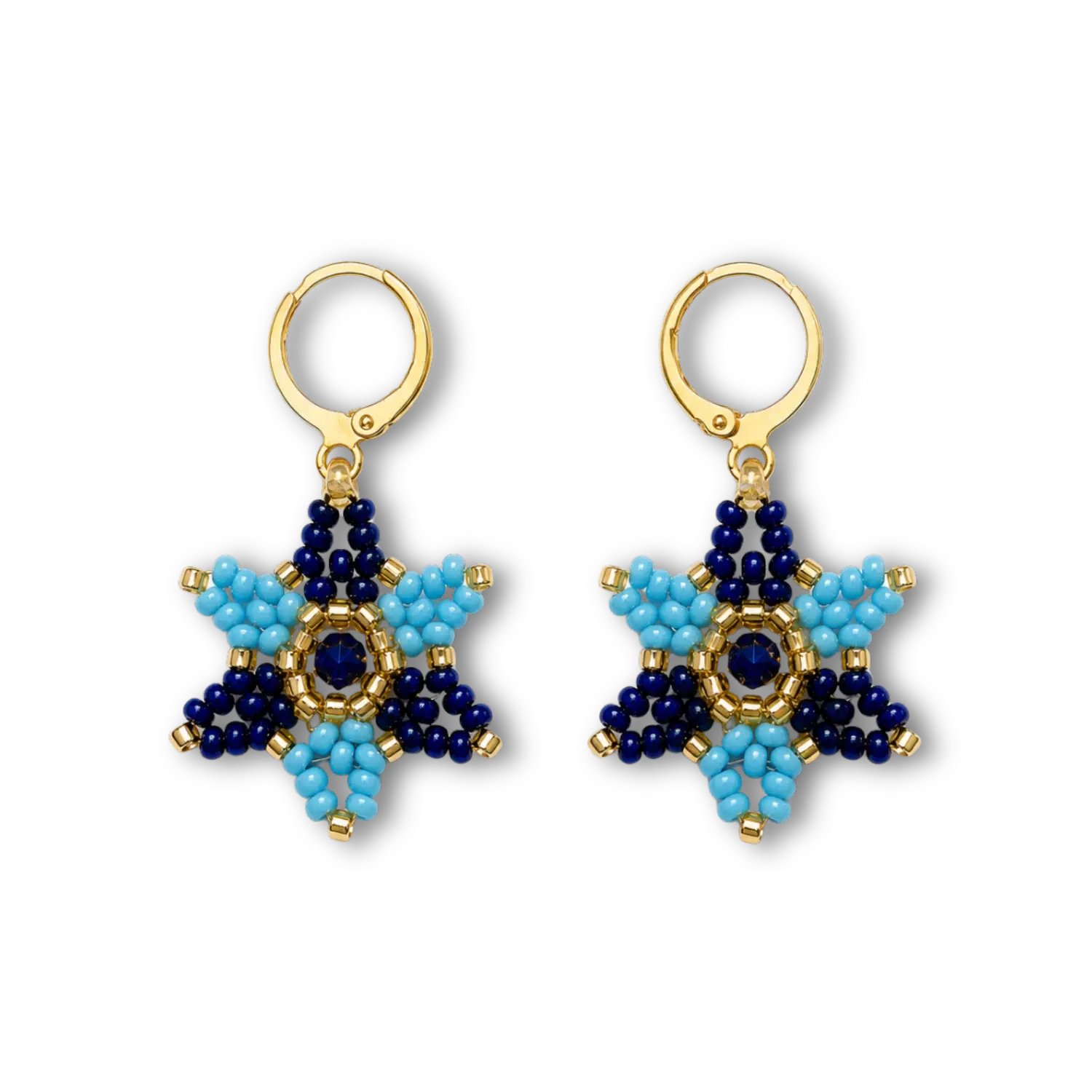 Arete Florecita azul