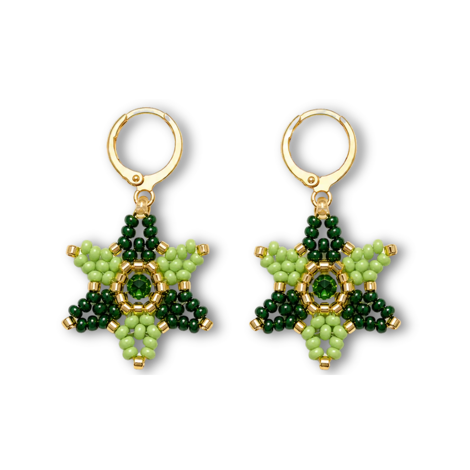 aretes estrella verde aretes estrella verde