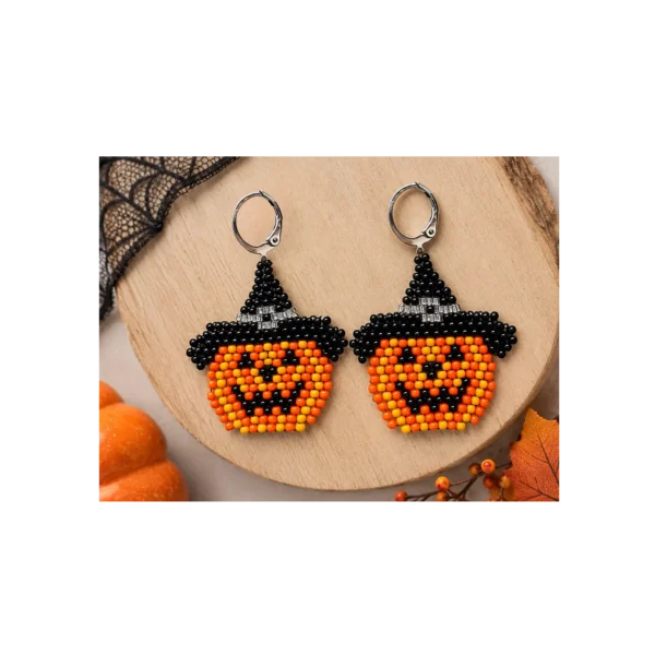 aretes halloween calabazas