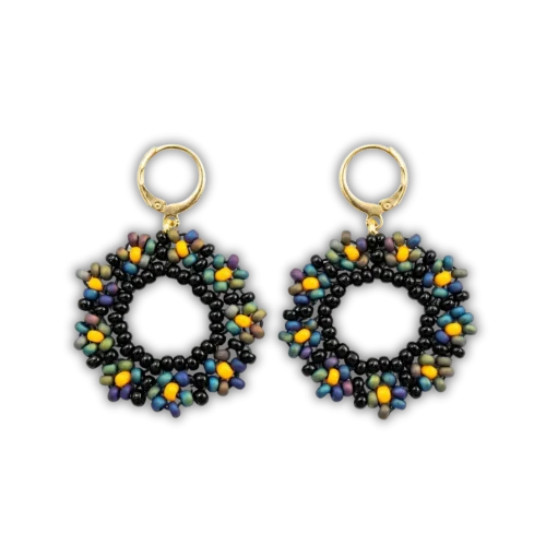 Arete flores Tornasol
