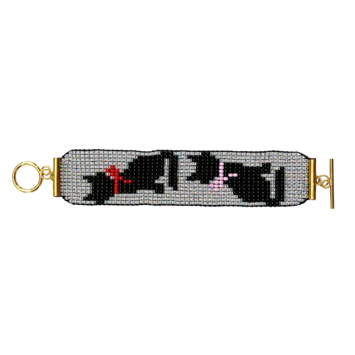 Brazalete Dúo felino