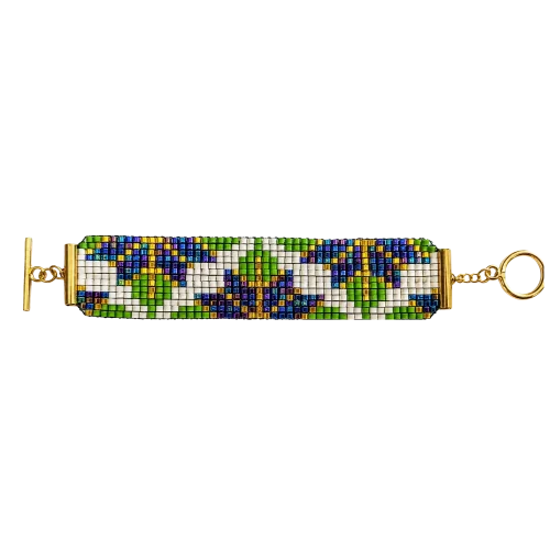 Brazalete Miyuki trebol